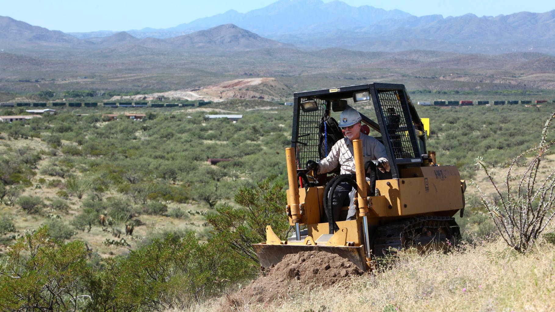 Mountain bike competition course in new Pima County trails park